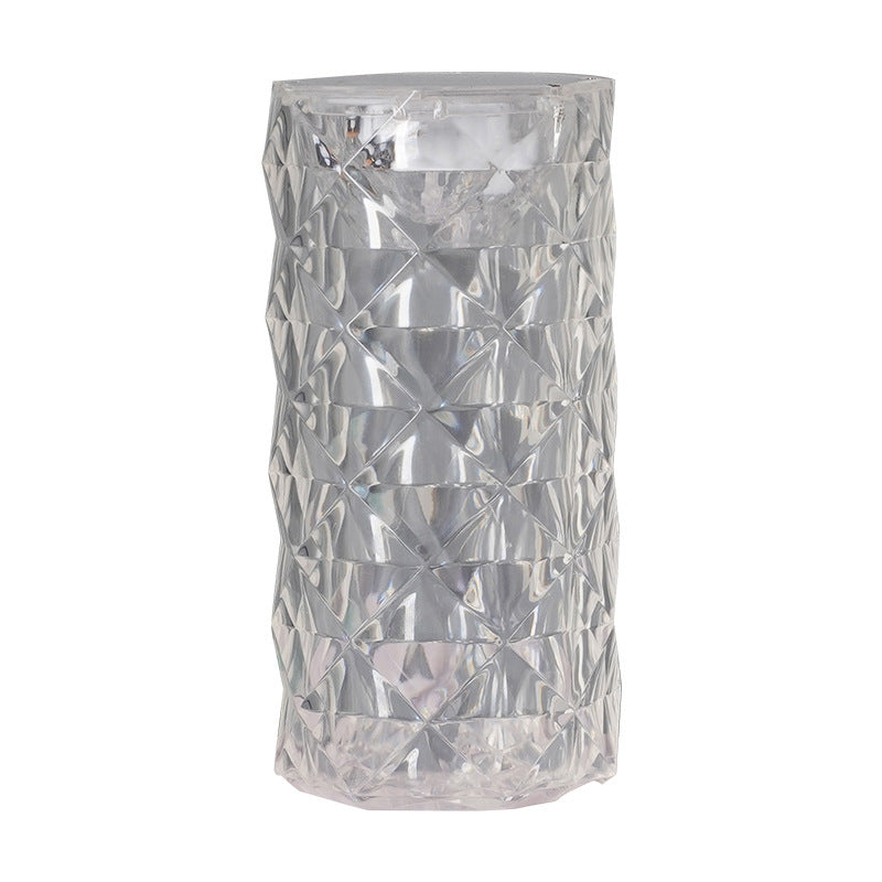 Rose Crystal Night Lamp – Romantic Bedside Light
