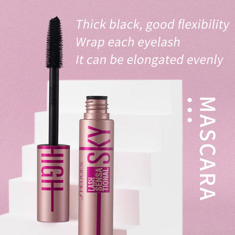 4D Waterproof Lengthening Mascara – Thick & Long-Lasting Curl