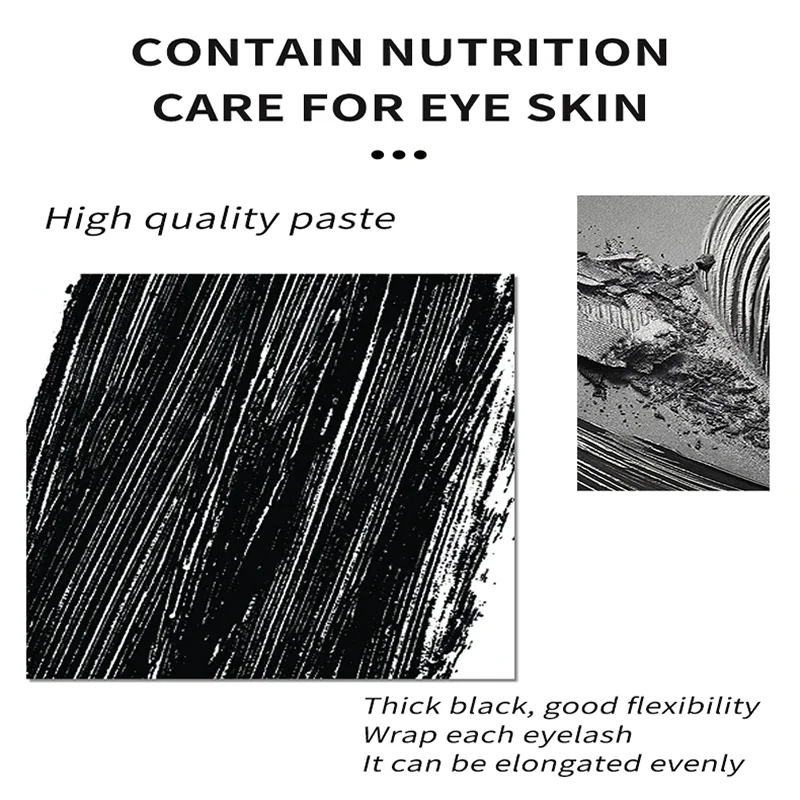 4D Waterproof Lengthening Mascara – Thick & Long-Lasting Curl